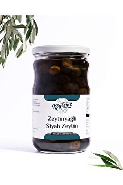 Köyceğiz Yöresel Kb Sofralık Gemlik Siyah Zeytin 600 G Cam Kavanoz