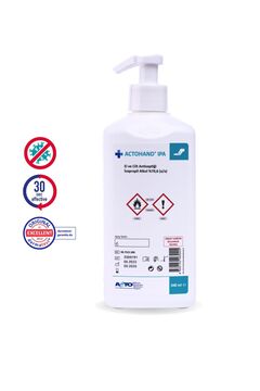 Acto Hand® Ipa 500 ml | El Ve Cilt Antiseptiği - Izopropil Alkol 75 % (V/V) = (70,6 G)