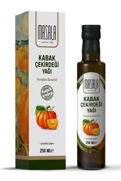 Masala Kabak Çekirdeği Yağı 250 ml. - Soğuk Pres (Pumpkin Seed Oil)