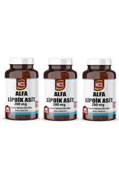 Ncs L-Carnitine Alfa Lipoik Asit Koenzim Q10 90 Tablet 3 Kutu