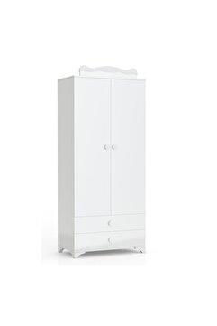 Patiko Furniture Patiko Sahra 058 2 Kapılı Dolap Beyaz