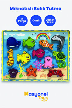 NASYONEL TOYS Mıknatıslı Balık Tutma Mıknatıslı Balık Tutma