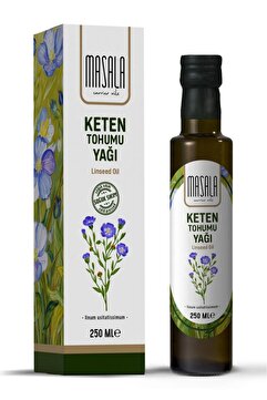 Masala Keten Tohumu Yağı 250 ml. - Soğuk Pres (Flaxseed Oil)
