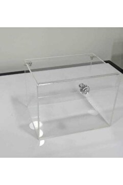 dr pleksi Kutu Kapaklı Organizer 20x15x15 cm