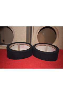 Genel Markalar Oval Hoparlör Kabini Siyah MDF Yuva 6x9 Inch Yükseltme Pandizot