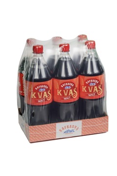 kafkasya meşrubatları Alkolsüz Gazlı MALT İçeceği - Doğal KVAS - Натуральный Безалкогольный КВАС (1 Lt × 6 Ad.)