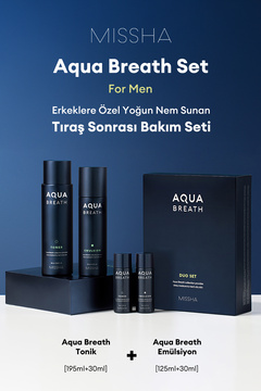 Missha Erkeklere Özel Yoğun Nem Sunan Tıraş Sonrası Bakım Seti For Men Aqua Breath Set