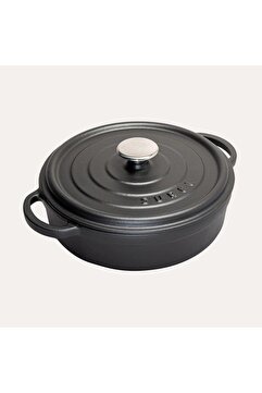 Sürel 24 cm Yuvarlak Tencere Mat Siyah