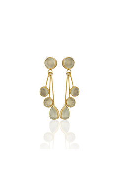 Design by Kadir Kadir Jewellery22 Ayar Altın Kaplama Vintage Küpe -El İşçiliği Ve Hipoalerjenik Küpe