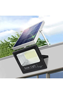 Solar 50W Led Projektör Bahçe Aydınlatması| Su Geçirmez, Sensörlü, kumandalı