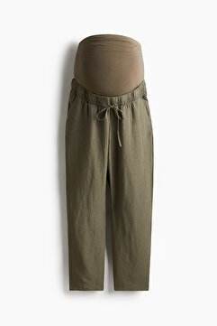H&M MAMA Keten Karışımlı Pantolon