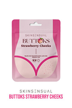Skin Sensual Buttoks Strawberry Cheeks Vücut Maskesi | Çilek ve Tavuk Derisi Görünümüne Elveda | 2 Parça