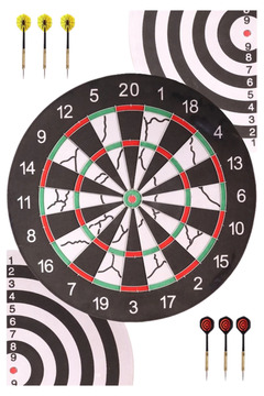 Delta Flocked Dart Seti 18 İnç + 6 Dart Oku 18 Gr