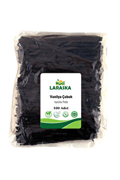Laraska Vanilya Çubuk 100 Adet Doğal Gerçek Vanilya - Vanilla Pods 100qty