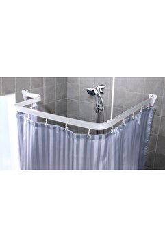 PSA Banyo Perde Borusu Köşeli