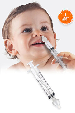 Fresh Moon Bebek Burun Şırıngası 1 Adet Temizleme Aparatı Aspiratör Yıkama Anne Çocuk Sağlık