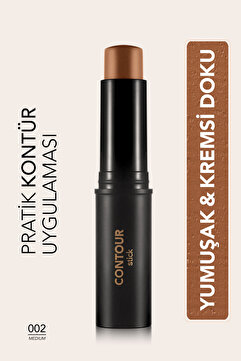 Flormar Yumuşak Dokulu Stik Kontür (ORTA TON) - Stick Contour - 002 Medıum - 8690604554867