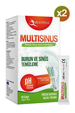 Multiplus Multisinus Burun Ve Sinüs Temizleme Yedek Kiti 48'li - 2 Paket (ŞİŞESİZ YEDEK KİT)