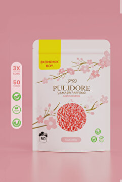 PULIDORE Granül Çamaşır Parfümü & Çamaşır Yumuşatıcı Sakura 525 gr ( 50 Yıkama )