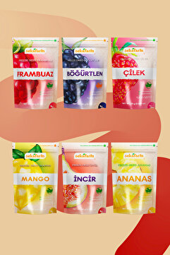 sekafarm En Sevilenler 6’lı Freeze Dry Meyve Cipsi Seti – Doğal Şekersiz Atıştırmalık