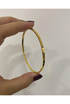 barış gold altın kaplama 24 Ayar Altın Kaplama kibrik çöpü Tırtıksız Ajda Bilezik 1 Adet Fiyatıdırz