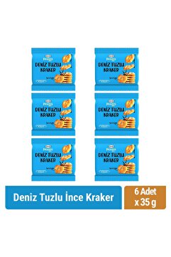 Crackfers Pretzel Deniz Tuzlu 35 gr x 6 Adet