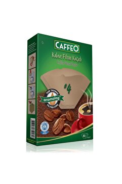 Caffeo 4 Numara Filtre Kahve Kağıdı 80 Adet Kahverengi