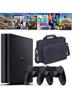 Çınar Bilişim Dünyası Ps4 1 Tb Slim Kasa 6 Oyunlu 2 Adet V2 Kol 12 Ay Garanti