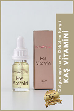 BROWWAUW Canlandırıcı & Dökülme Karşıtı Kaş Vitamini - Özel Bitkisel Yoğun Formül (20 YAĞ IÇERİKLİ)
