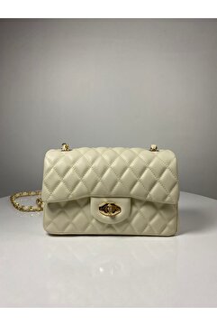 BK Bags & Accessories Kapitone Örme Zincirli Kadın El Ve Omuz Çantası