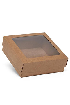 Aspak Kağıtçılık Ambalaj 15x15x6 Kraft Asetatlı Kutu- Hediye Kutusu- E-ticaret Kargo Kutusu-10 Adet