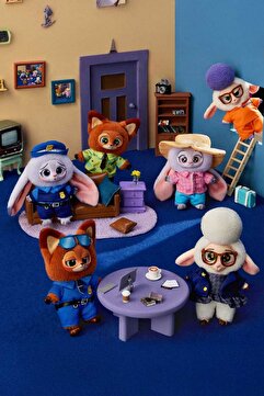 DİSNEY Lisanslı Zootropolis Serisi Vinil Peluş Oyuncak Sürpriz Figür - Blind Box