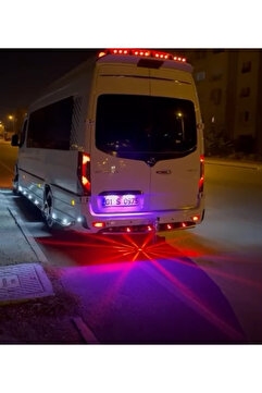 KIR OTOMOTİV Kristal yıldız led kırmızı 24 volt 1 adet