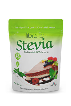 Fibrelle Prebiyotik Lifli Stevialı Sofralık Toz Tatlandırıcı Toz Şeker 400 gr
