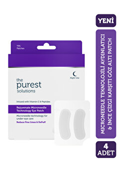 The Purest Solutions Microneedle Teknolojili Aydınlatıcı & İnce Çizgi Karşıtı Göz Altı Bandı / Patch