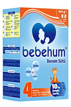 bebegen Bebehum 4 Numara Devam Sütü 12 Ay+ 800 gr