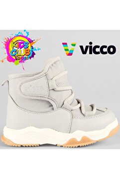 Vicco Bull Phylon Kauçuk Taban Ortopedik Çocuk Kar Botu GRİ