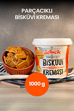 GELİNCİK HAŞHAŞ Parçacıklı Bisküvi Kreması Smooth Özel Üretim 1kg Kahvaltılık Krema Bisküvi Kreması 1000gr