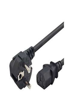 Genel Markalar 220 Volt Power Elektrik Güç Kablosu Bilgisayar Pc Güç Elektrik Kablosu 1.2 Metre
