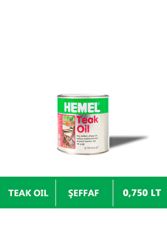 Hemel Teak Oil Şeffaf 0,75 Lt