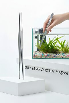 Transformacion Uzun 30 cm Çelik Cımbız - Akvaryum Maşas 719807