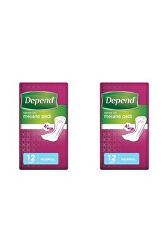 Depend MESANE PEDİ KADIN NORMAL 12 Lİ 2 PAKET