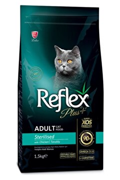 Reflex Plus Kısırlaştırılmış Yetişkin Kedi Maması 1.5 Kg(Tavuklu)