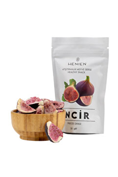 henien Dondurularak Kurutulmuş İncir 30 Gr - Koruyucu ve Katkı Maddesi İçermeyen Freeze Dried İncir