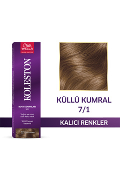 Wella Koleston Single Tüp Saç Boyası 7/1 Küllü Kumral