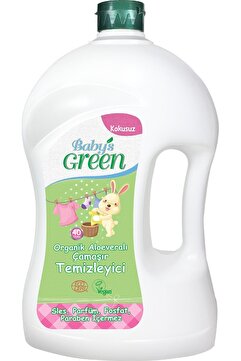 Baby's Green 1500 ml Organik Aloe Veralı Bebek Çamaşır Deterjanı-Kokusuz (40 YIKAMA)