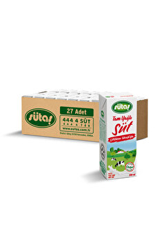 Sütaş Tam Yağlı Süt 200 Ml (27 Adet)