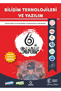 Genel Markalar Sıfırbir Yayınları Bilişim Teknolojileri Ve Yazılım 6.sınıf güncel baskı
