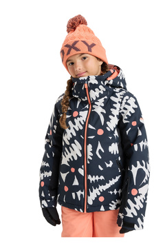 Quiksilver Siyah Kız Çocuk Kayak Montu ERGTJ03198-FREE JET GIRL JK