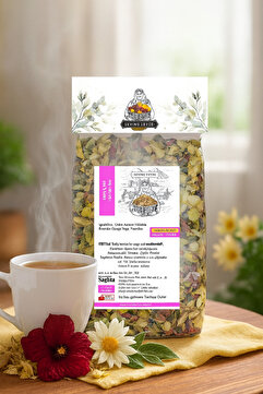 Organik Teyze Sevinç Teyze Kış Çayı 75g -Winter Tea, Ihlamur, Adaçayı,Hibisküs, Limon Melisa, Papatya, Hatmi Çiçeği